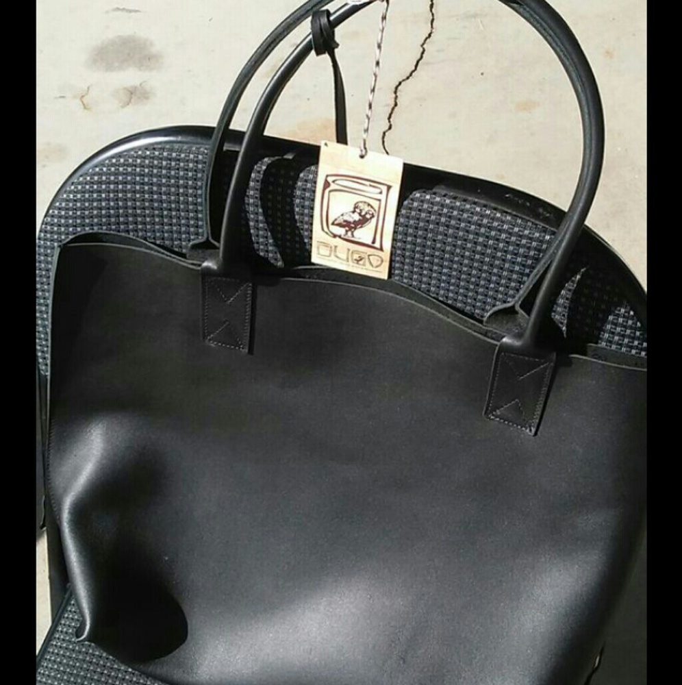 Bubo Large Leather Tote Bag/Purse